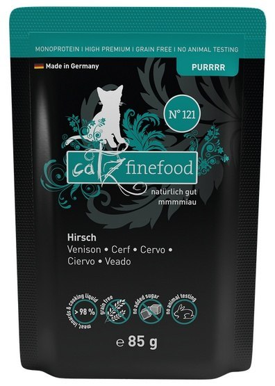 Catz Finefood Purrrr N.121 Jeleń saszetka 85g Catz Finefood Purrrr N.121 Jeleń saszetka 85g