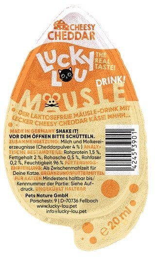 Lucky Lou Mausle Drink-Snack Cheddar 20ml Lucky Lou Mausle Drink-Snack Cheddar 20ml