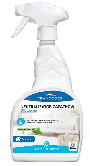 Francodex Neutralizator zapachu dla psa i kota do wnętrz spray 750ml