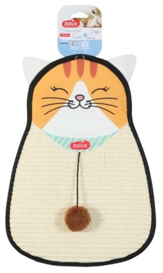 Zolux Chatouille Drapka do powieszenia kot z sizalu z zabawką 54cm