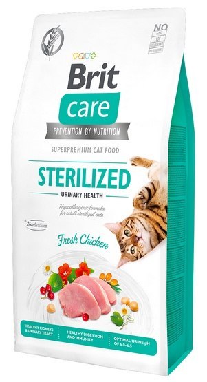 Brit Care Cat Grain Free Sterilized Urinary Health 2kg Brit Care Cat Grain Free Sterilized Urinary Health 2kg