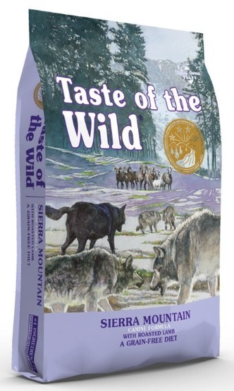 Taste of the Wild Sierra Mountain Canine z mięsem z jagnięciną 12,2kg Taste of the Wild Sierra Mountain Canine z mięsem z jagnięciną 12,2kg
